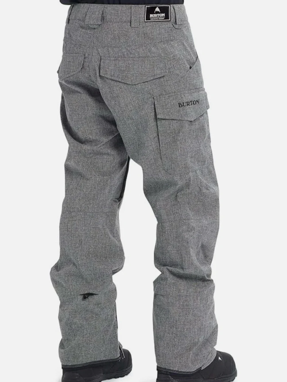 Burton Gray Men's Covert insulated Snow Pants Sz L like new
